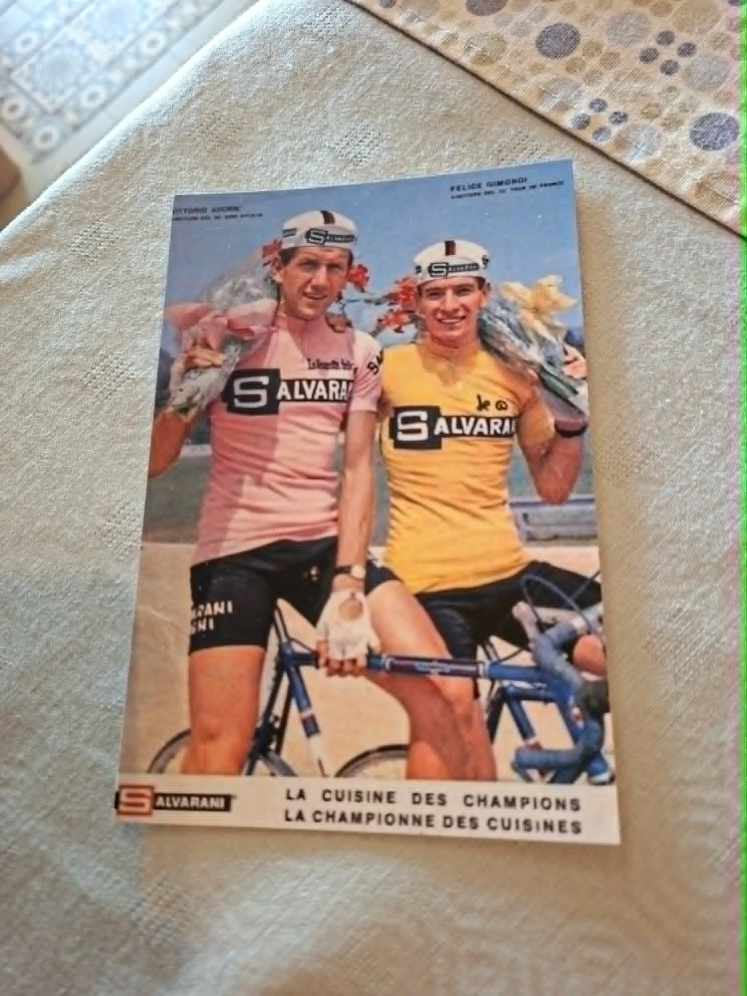 Foto (Repro) Vittorio Adorni-Felice Gimondi / Salvarani
